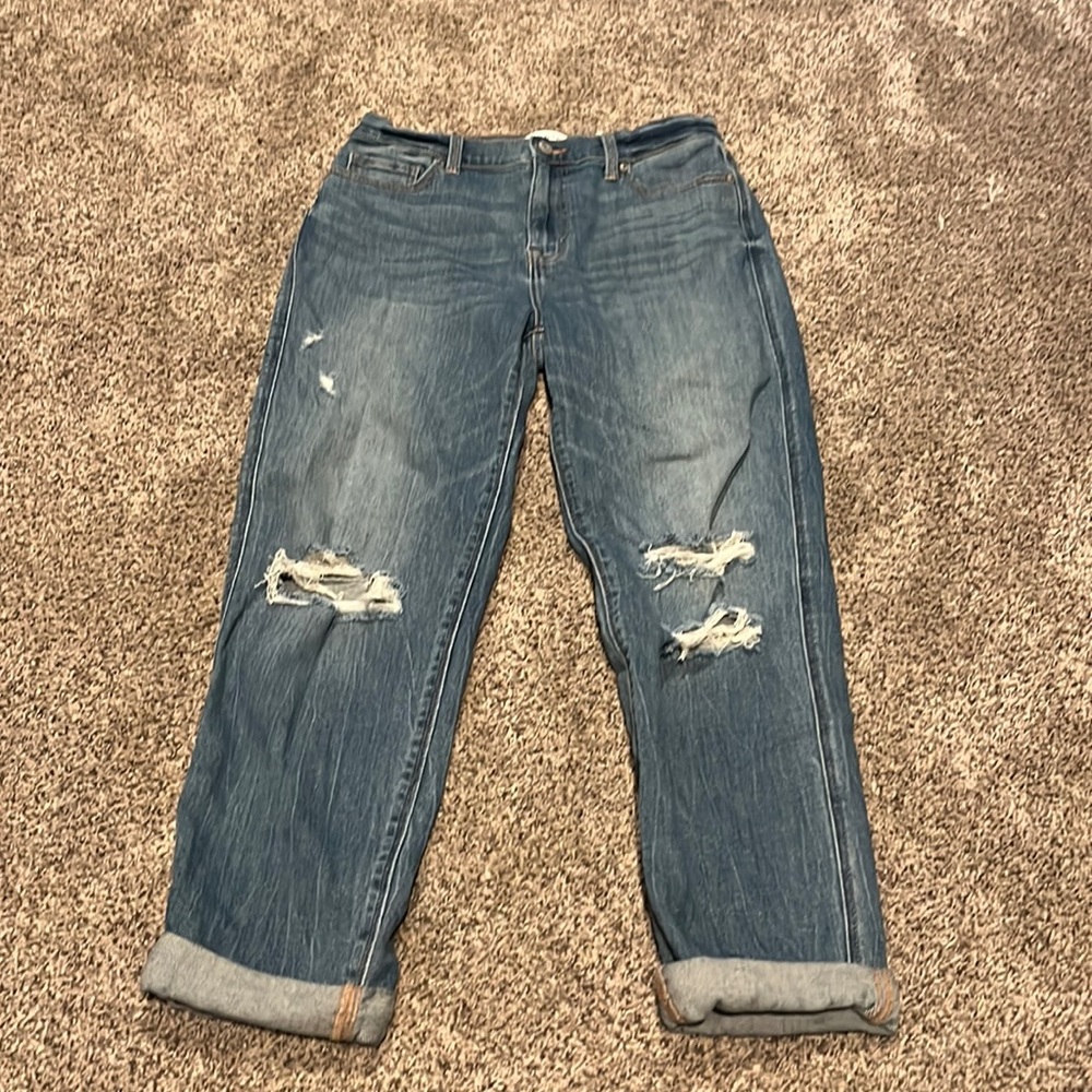 Eunina Rocky High Rise Boyfriend Jeans, Size 5/27